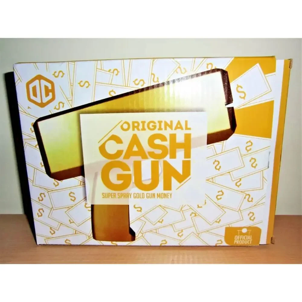 FUN Party Money G U N -Original Cash Co-Wedding FUN & ALSO Comes with Fake Bills